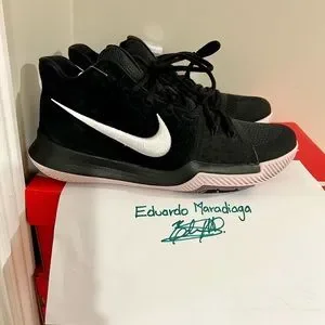 Kyrie 3 Black Suede Brand New Size 10 Nike | Shoes | Kyrie 3 Black Suede Brand New Size | Poshmark main image 2